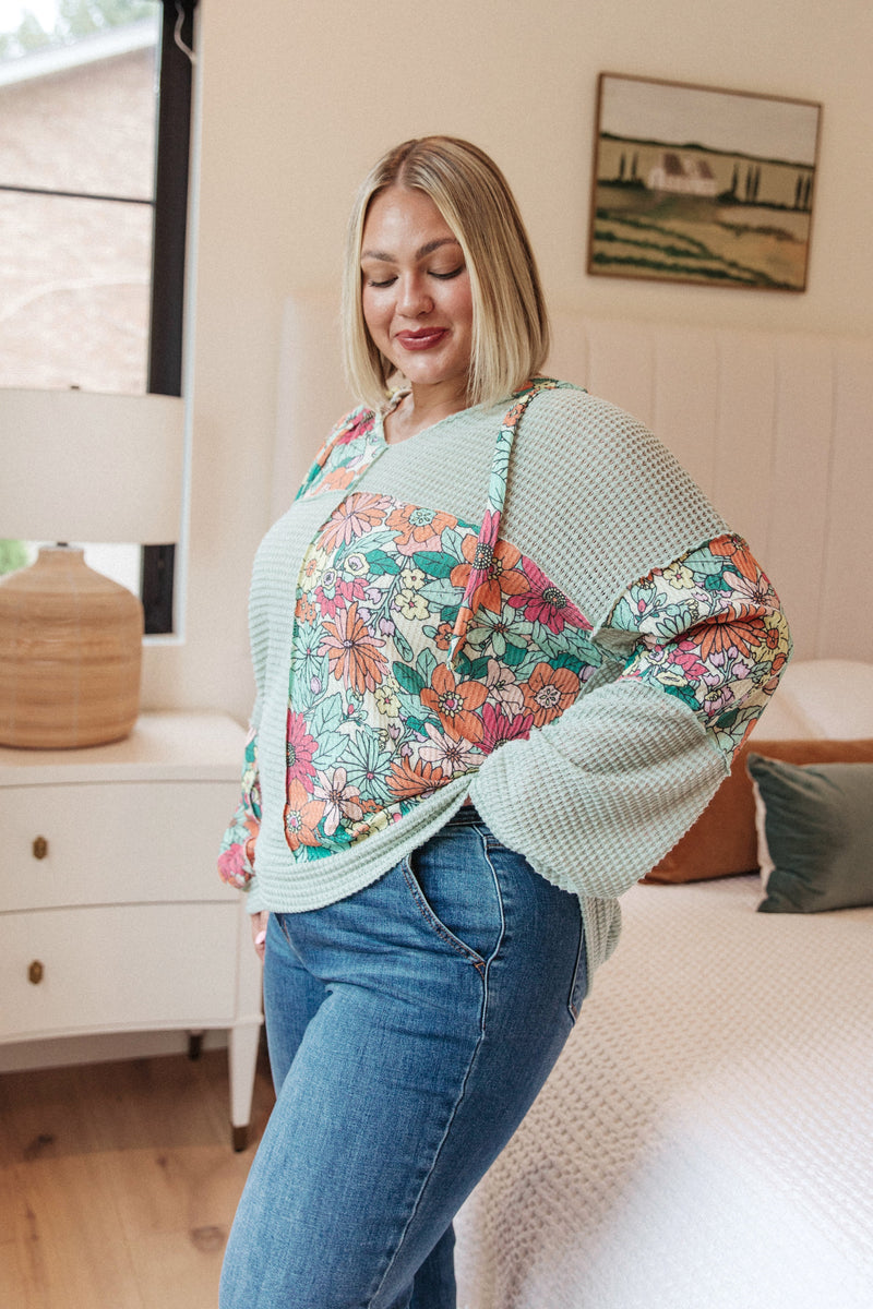 Plus size color block hoodie best sale