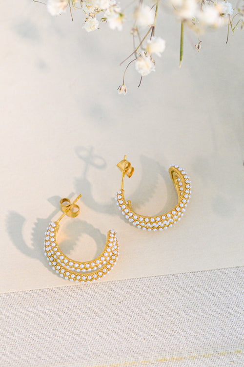 Golden Curve Earrings