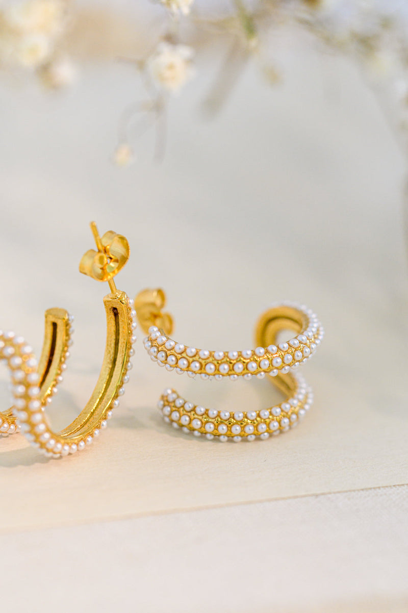 Golden Curve Earrings