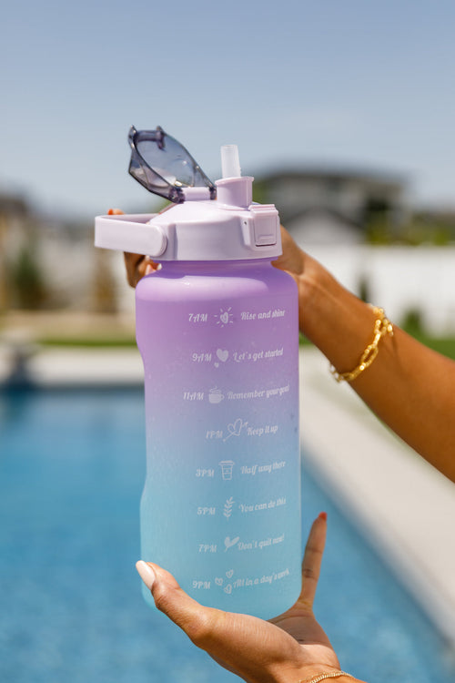 Happy Hydrations Water Bottles Purple LD23