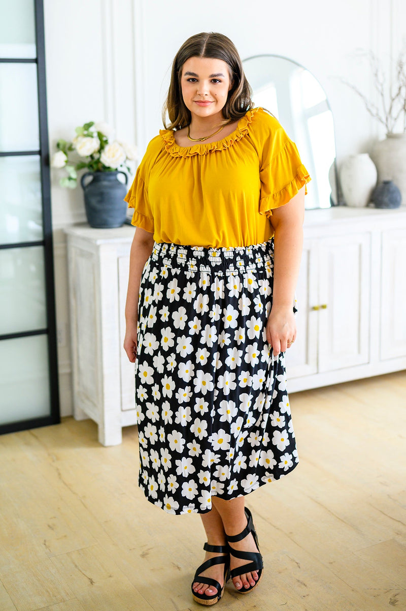 Hey Daisy Midi Skirt