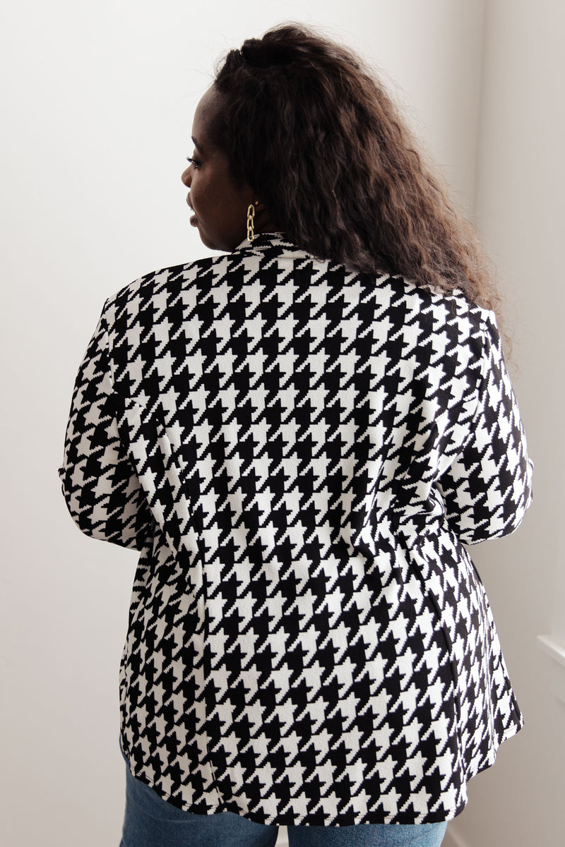 Home Base Houndstooth Blazer