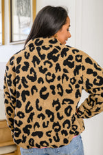 Hot Take Animal Print Fleece Jacket