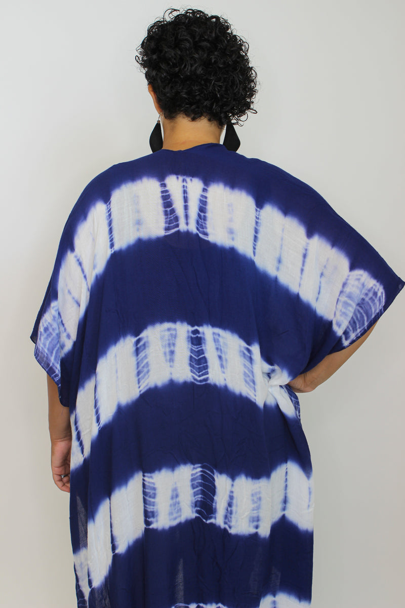 #K349 Secrets of The Sea Kimono (BLUE)