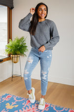 In Depth Crewneck Sweater in Charcoal BF35