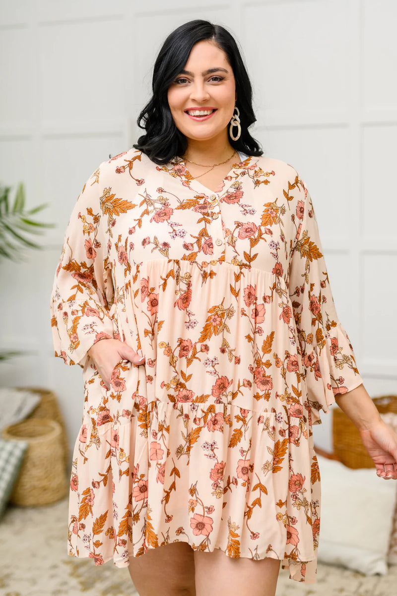 Lilibet Tiered Floral Dress