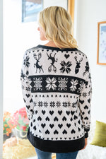 Love And The Holidays V-Neck Top LD23