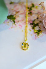 Mi Amor Gold Dipped Initial Necklace LD23