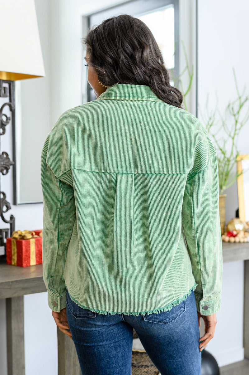 More Like You Corduroy Button Up Jacket LD23