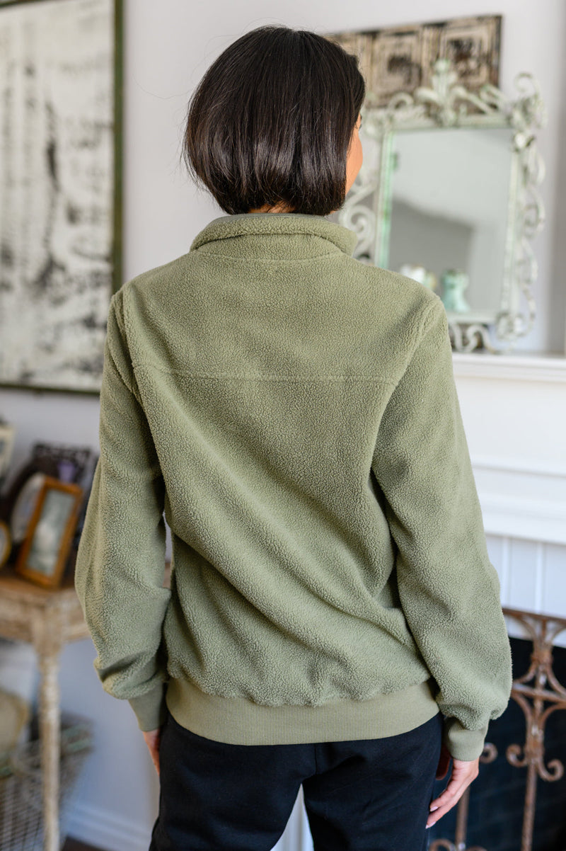 Northern Coast Pullover in Olive