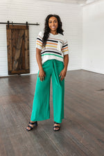 On The Other Side Wide Leg Pants in Green