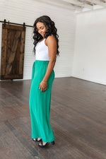 On The Other Side Wide Leg Pants in Green