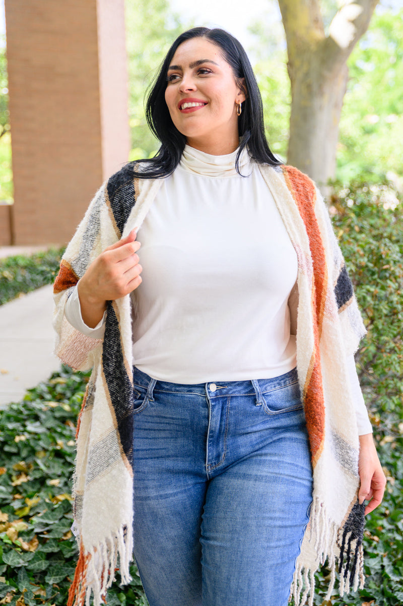 Plain Jane Turtle Neck Top in White