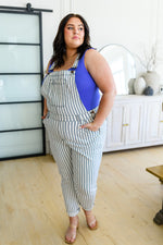 Railroad Stripe Overalls AVE30