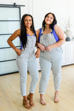 Railroad Stripe Overalls AVE30