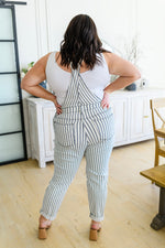 Railroad Stripe Overalls AVE30