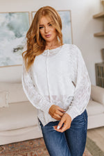 Relax With Me Knit Top in White