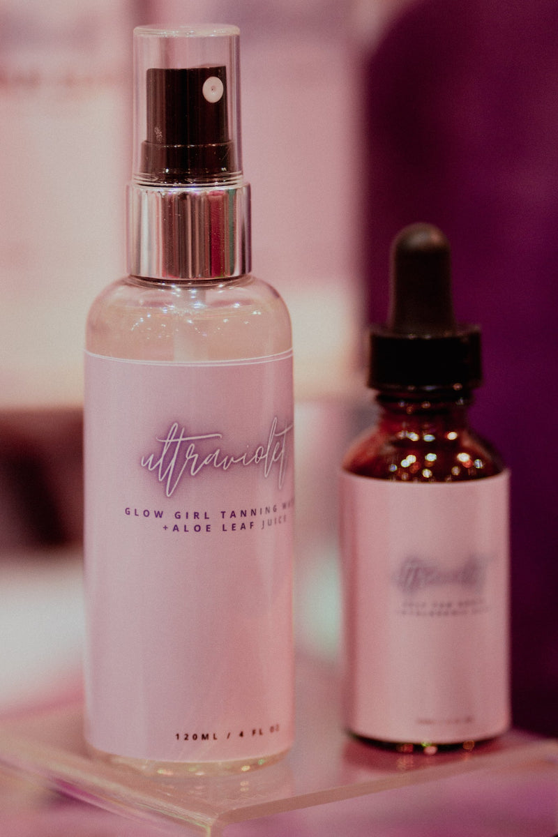 Ultra Violet Glow Girl Tanning Water-250 - TMLL Beauty Co-LEATHER & LACE-[option4]-[option5]-[option6]-Leather & Lace Boutique Shop