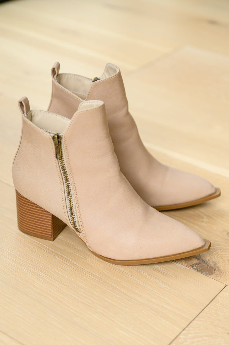 Ruby Ankle Boot In Beige