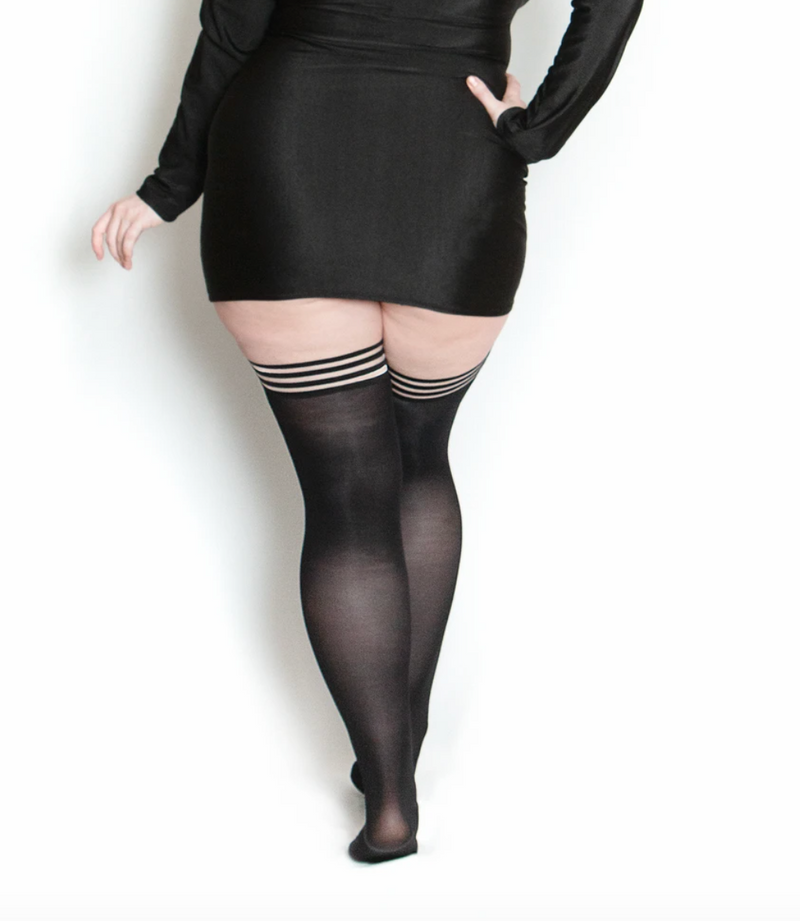 #H316 Day To Night Opaque Thigh Highs