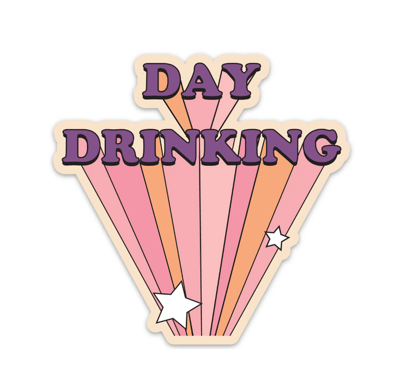 #J949 Day Drinking Sticker