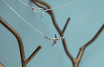 #J965 Little Swallow Bird Necklace