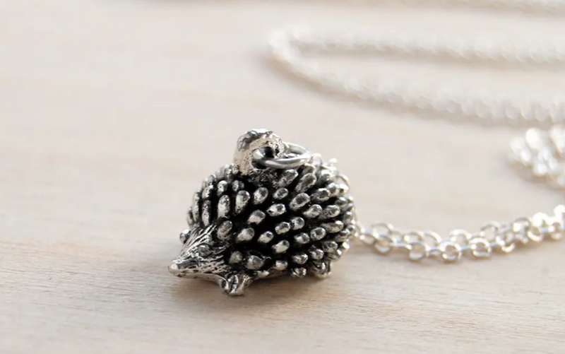 #J969 Hedgehog Necklace