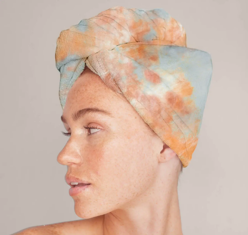 #K406 Darling Kitsch Microfiber Hair Towel (TIE DYE)