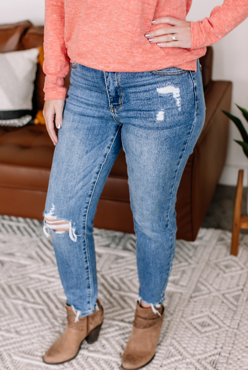 A112 Stop and Stare Judy Blue High Waisted Jeans – Iris & Rainbow Boutique