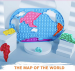 #L232 Pop It Map Of The World