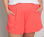 #M437 Chilling in Shorts (Coral)