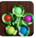 #M467 Fidget Pop Spinner (Green)