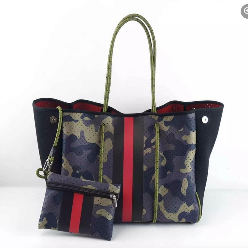 #M712 Everything And A Little More Bag (Camo Red Stripe)