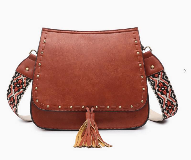 M1970 Bailey Crossbody with Print Contrast Strap