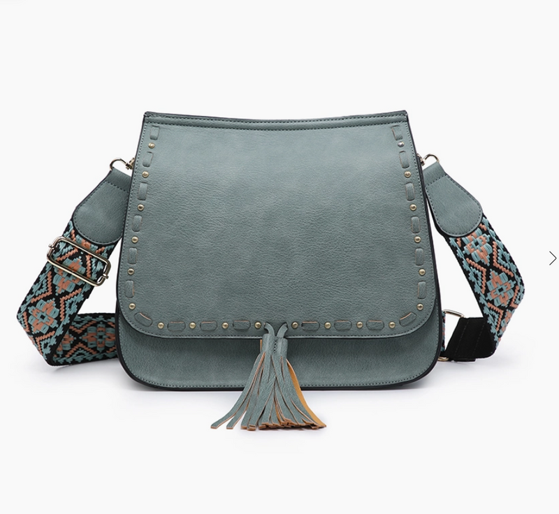 M1970 Bailey Crossbody with Print Contrast Strap