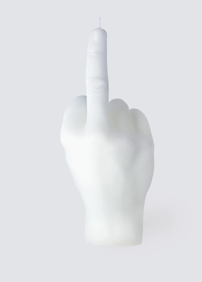 #N603 Candle Hand Gesture Candle "F*ck You"