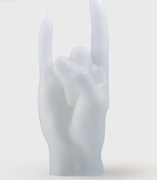 #N606 CandleHand Gesture Candle You Rock
