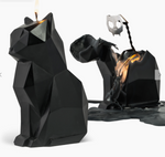 #N608 PyroPet Kisa Black - Cat Candle