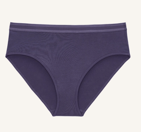 #N685 Everyday Cotton Mid-Rise Brief  Graystone