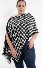 ET8102 Houndstooth Poncho