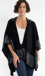 ET8117 On The Border Poncho With Hood