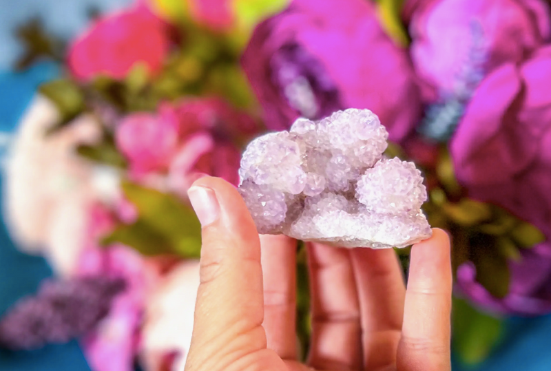 #P361 Ethically Sourced Spirit Amethyst Quartz Clusters, Cactus Quartz