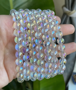 #P382 Angel Aura Quartz Crystal Bracelet