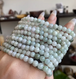 #P385 Burma Jade Beaded Bracelet