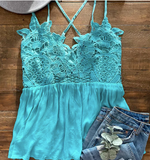 SPRING GRACE LACE TANK TOP