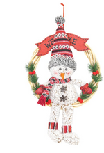 #H83 Snowman Wreath