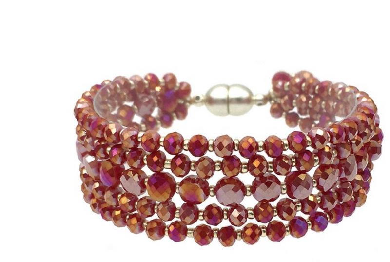 #H176 Great Gatsby Beaded Bracelet