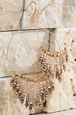 #K130 Dazzling Chandelier Earrings