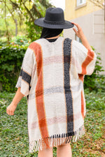 Seeking Serendipity Plaid Kimono