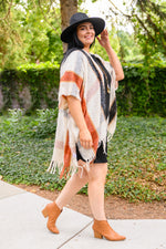 Seeking Serendipity Plaid Kimono